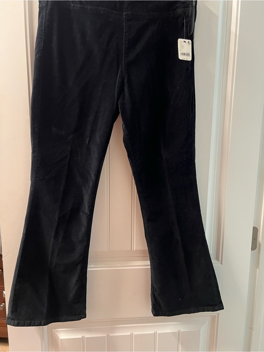 Free People Black Boot Cut Velvet Pants